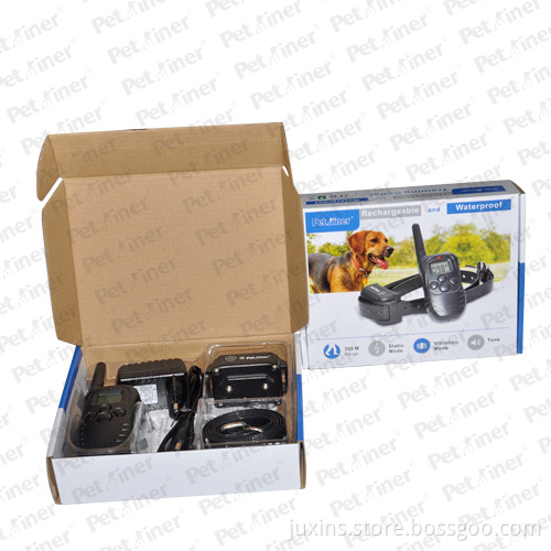 Waterproof and Rechargeable Remote Training Dog Collar with LCD Display